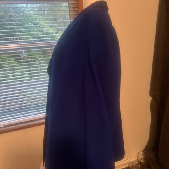 Kasper ASL Royal Blue 4 button blazer, size 20W - Picture 2 of 6